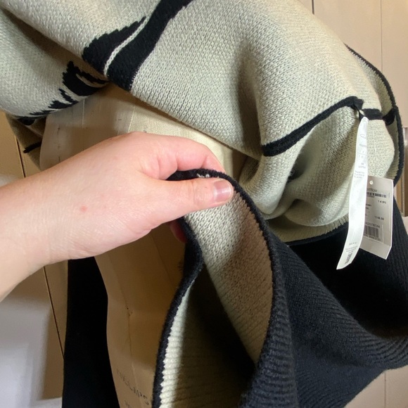 RICK OWENS FW24 PORTERVILLE PORTERVILLE JUMBO CREWNECK IN BLACK/PEARL WOOL KNIT - Picture 8 of 14